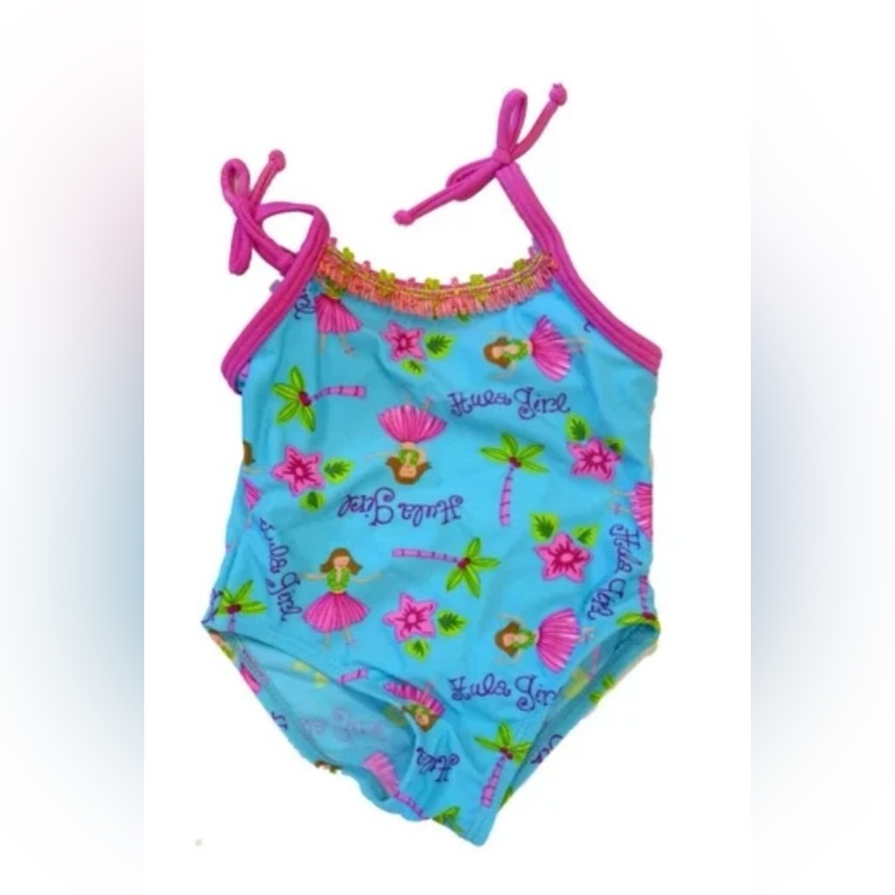 Circo Hula Girl Kids One Piece Swimsuit